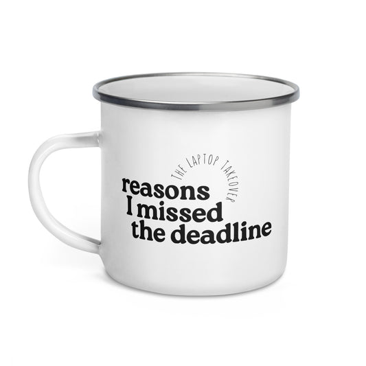 The Laptop Takeover - Enamel Mug