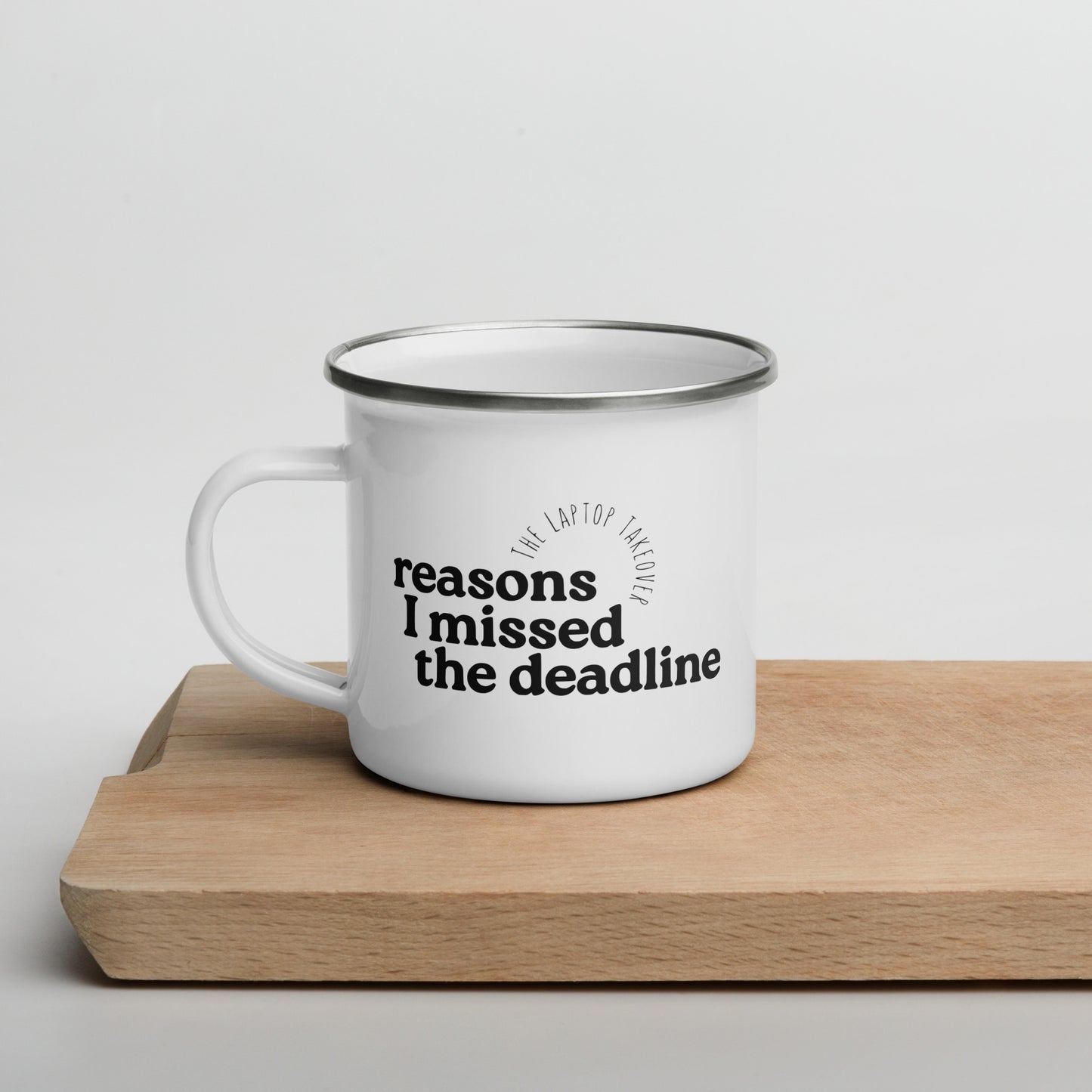 The Laptop Takeover - Enamel Mug