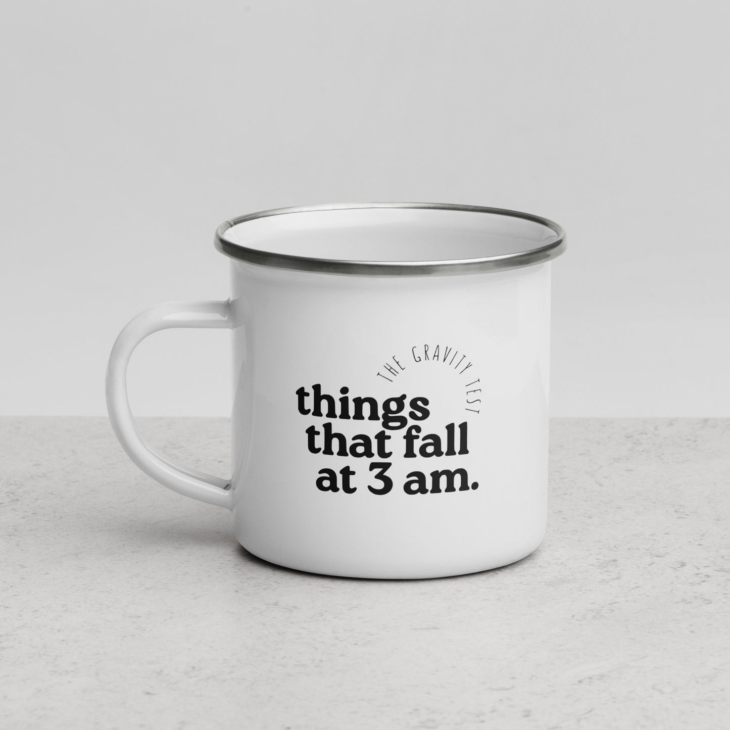 The Gravity Test - Enamel Mug