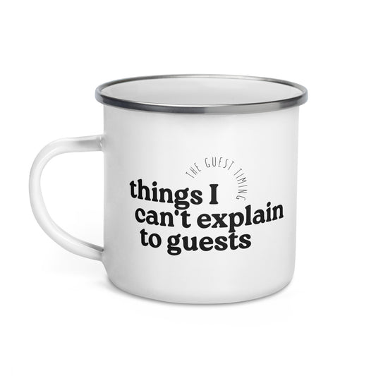 The Guest Timing - Enamel Mug
