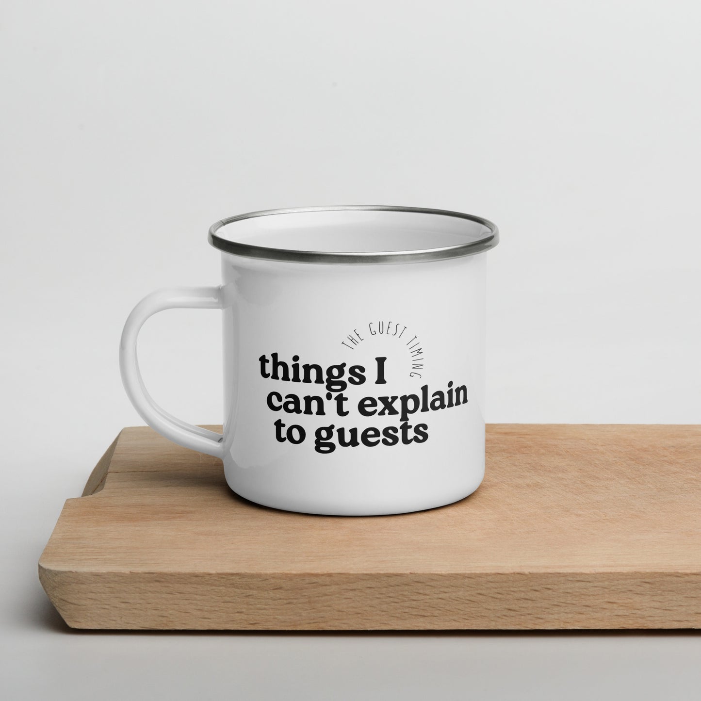 The Guest Timing - Enamel Mug